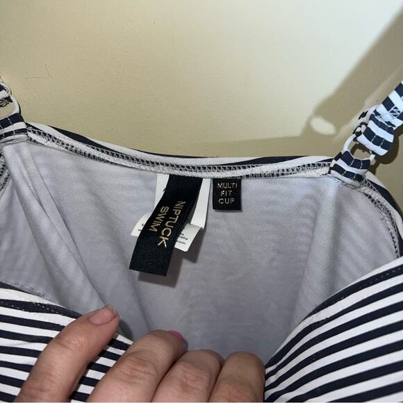 NipTuck Swim Striped Swimsuit - Picture 6 of 7